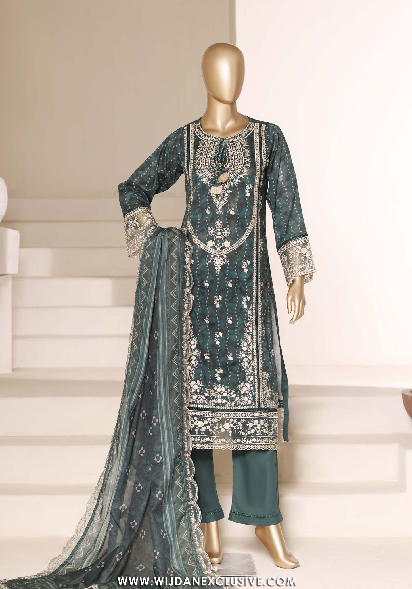 Sadabahar Signature Stitched Embroidered Lawn Vol-II Collection - 2026 (D-08)