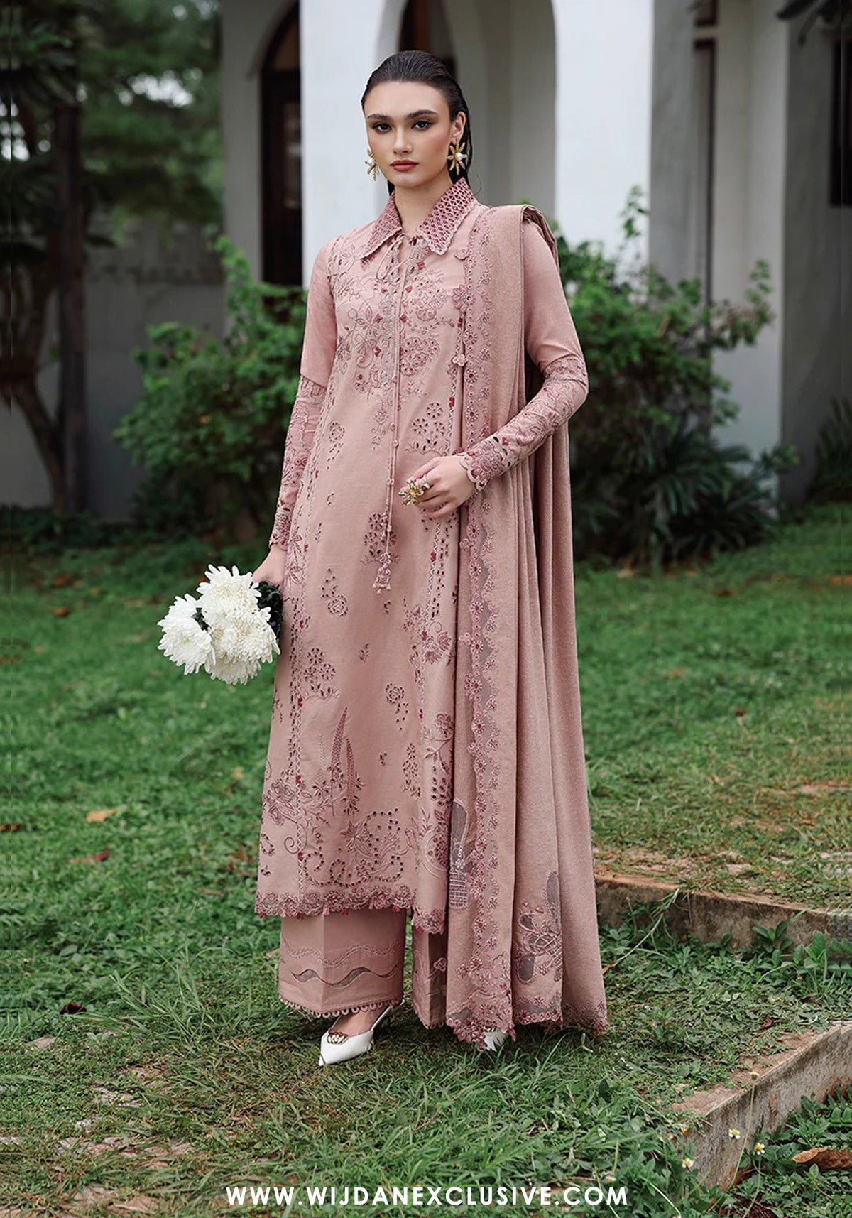 Qline Unstitched Linen Collection - 2025 KL-08 VEIL
