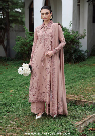 Qline Unstitched Linen Collection - 2025 KL-08 VEIL