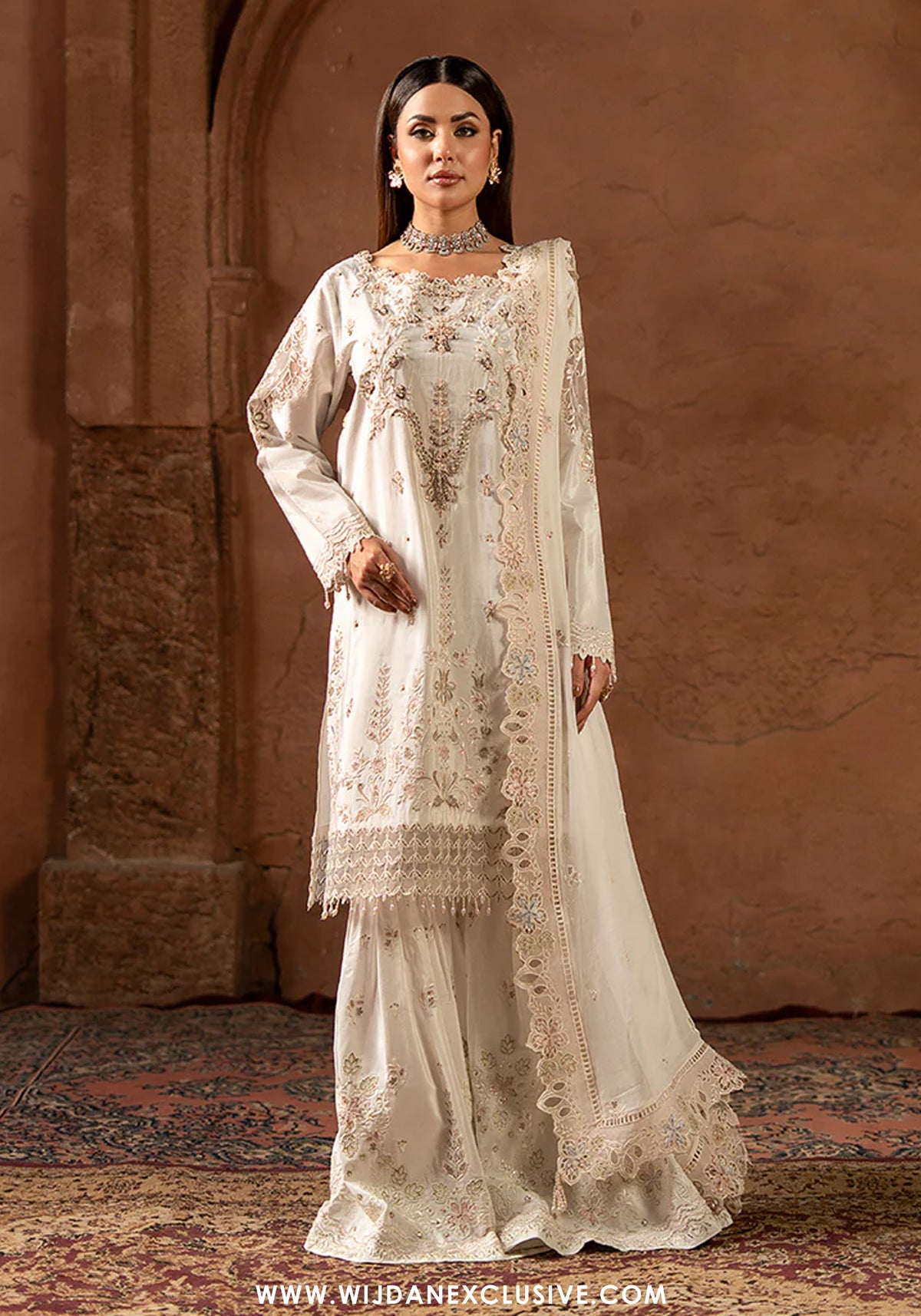 Zarqon by Zebtan | Unstitched Luxury Essential Collection - 2025 ZQ-06