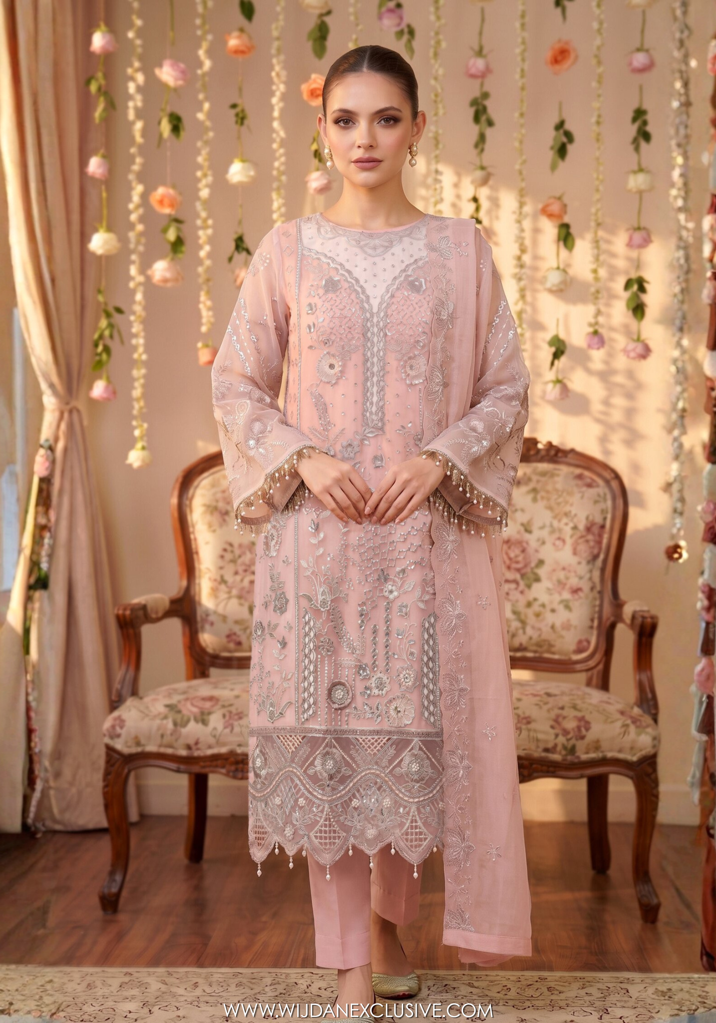 Anaya Noor by Zebtan | Unstitched Luxury Formal Vol-02 Collection - 2026 (AN-08)