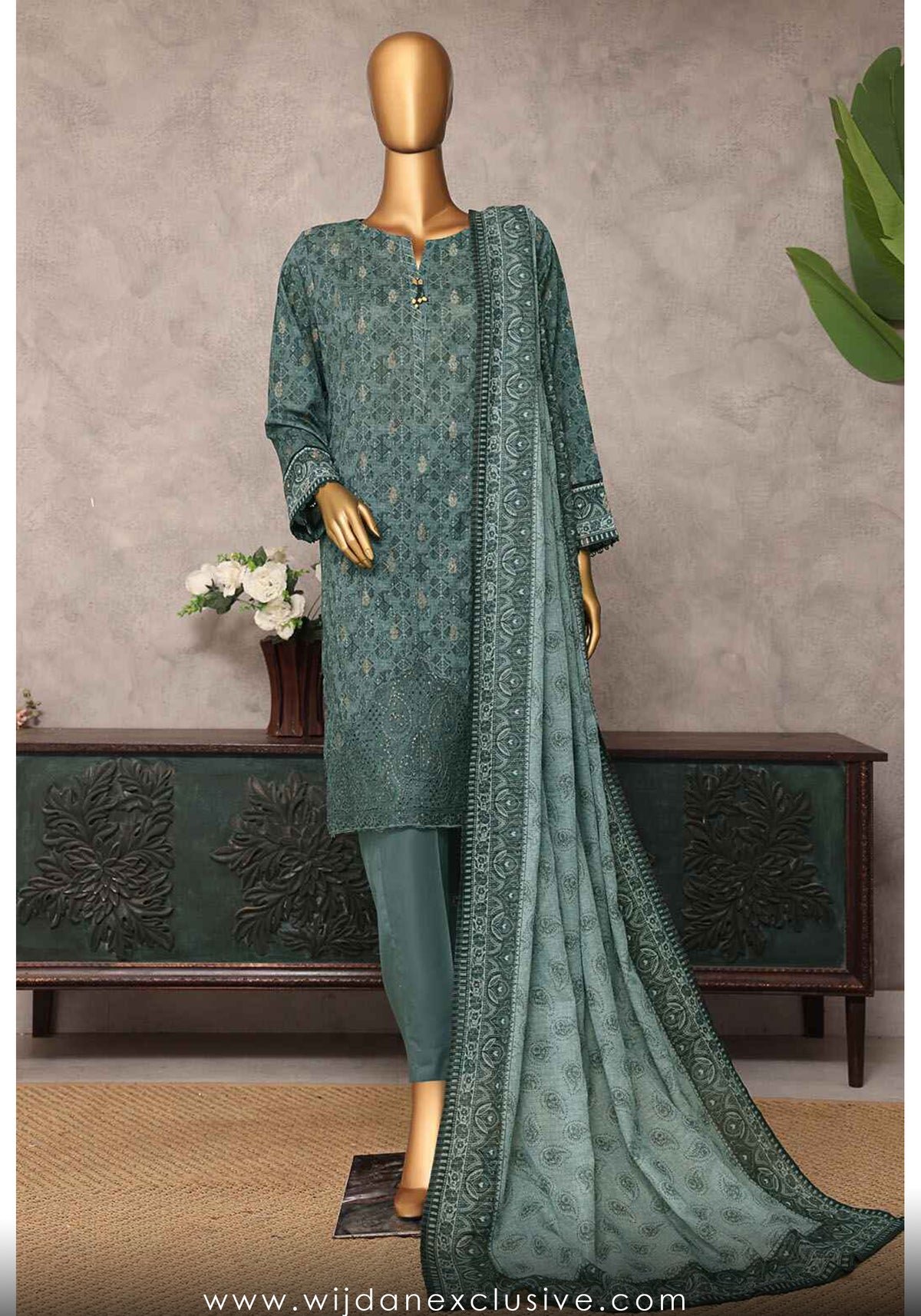 HZ Magestic Luxury Jacquard Embroidered Collection'25 MJE-08