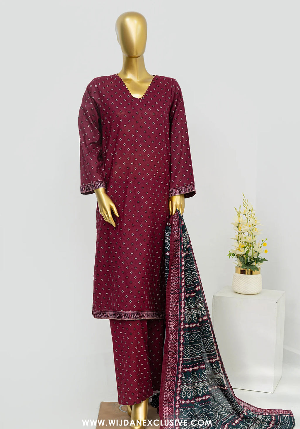 Bin Saeed Stitched Exclusive Printed Lawn Vol-08 Collection – 2026 (D-08)