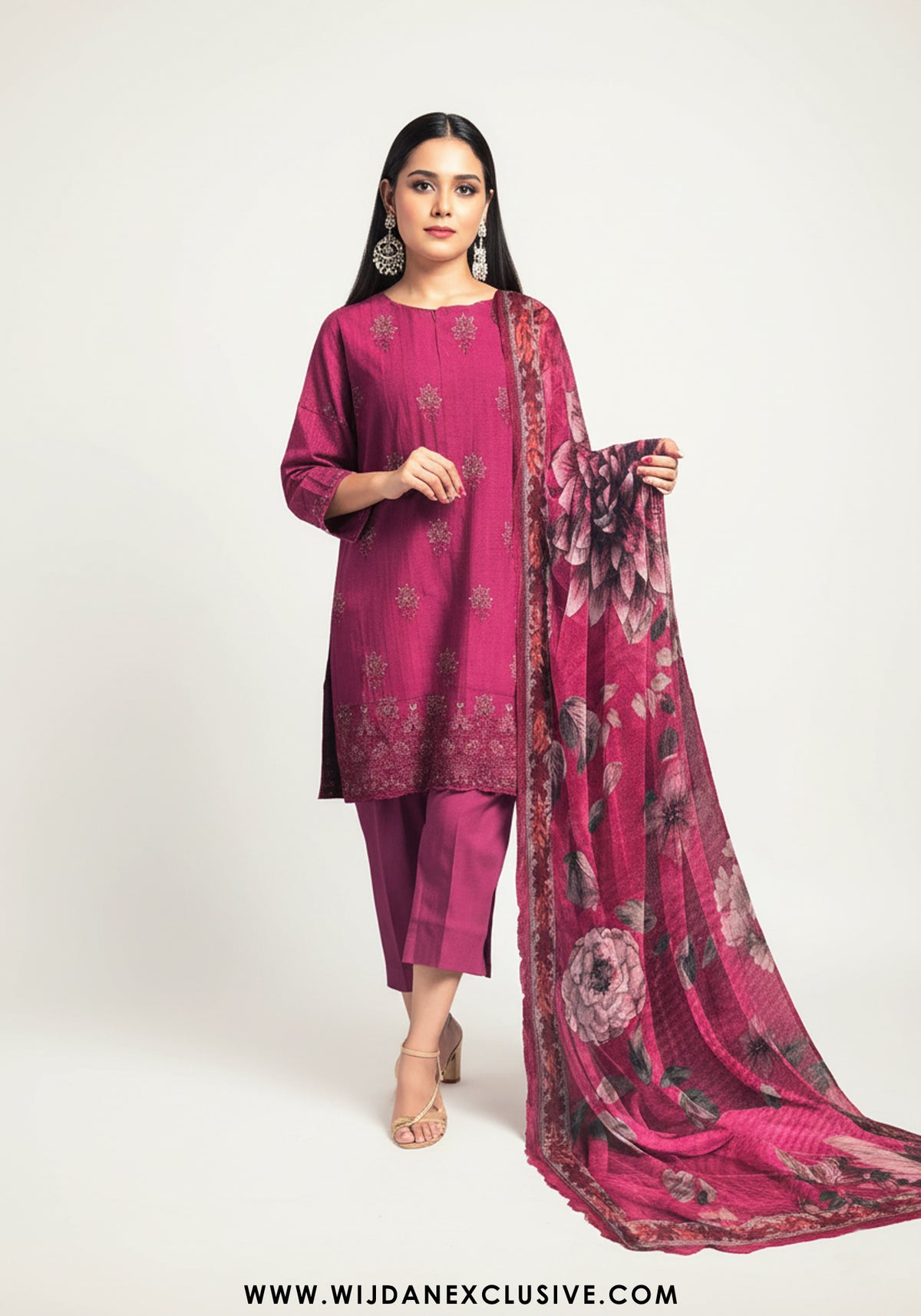 Roshi by Wijdan Unstitched Viscose Winter Collection - 2025 D-08