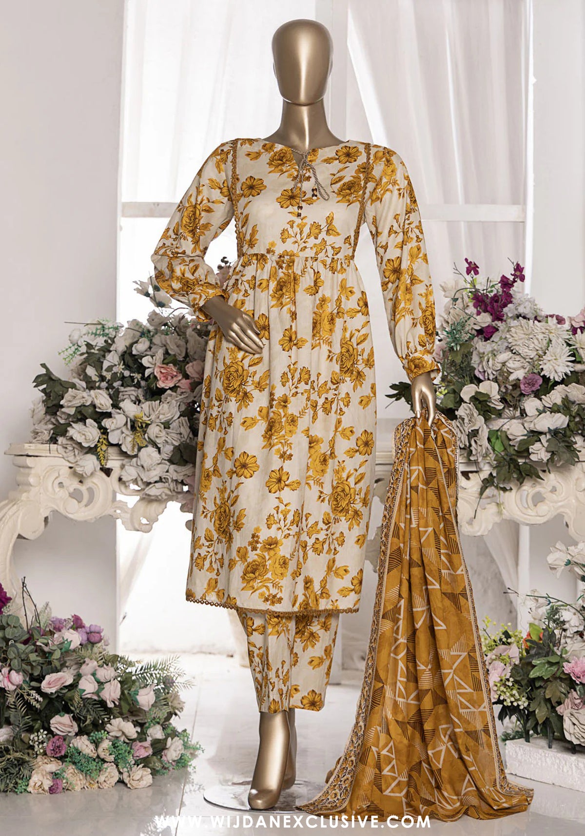 HZ Mid Summer Unstitched Printed Cambric Collection - 2025 MSC-204-B