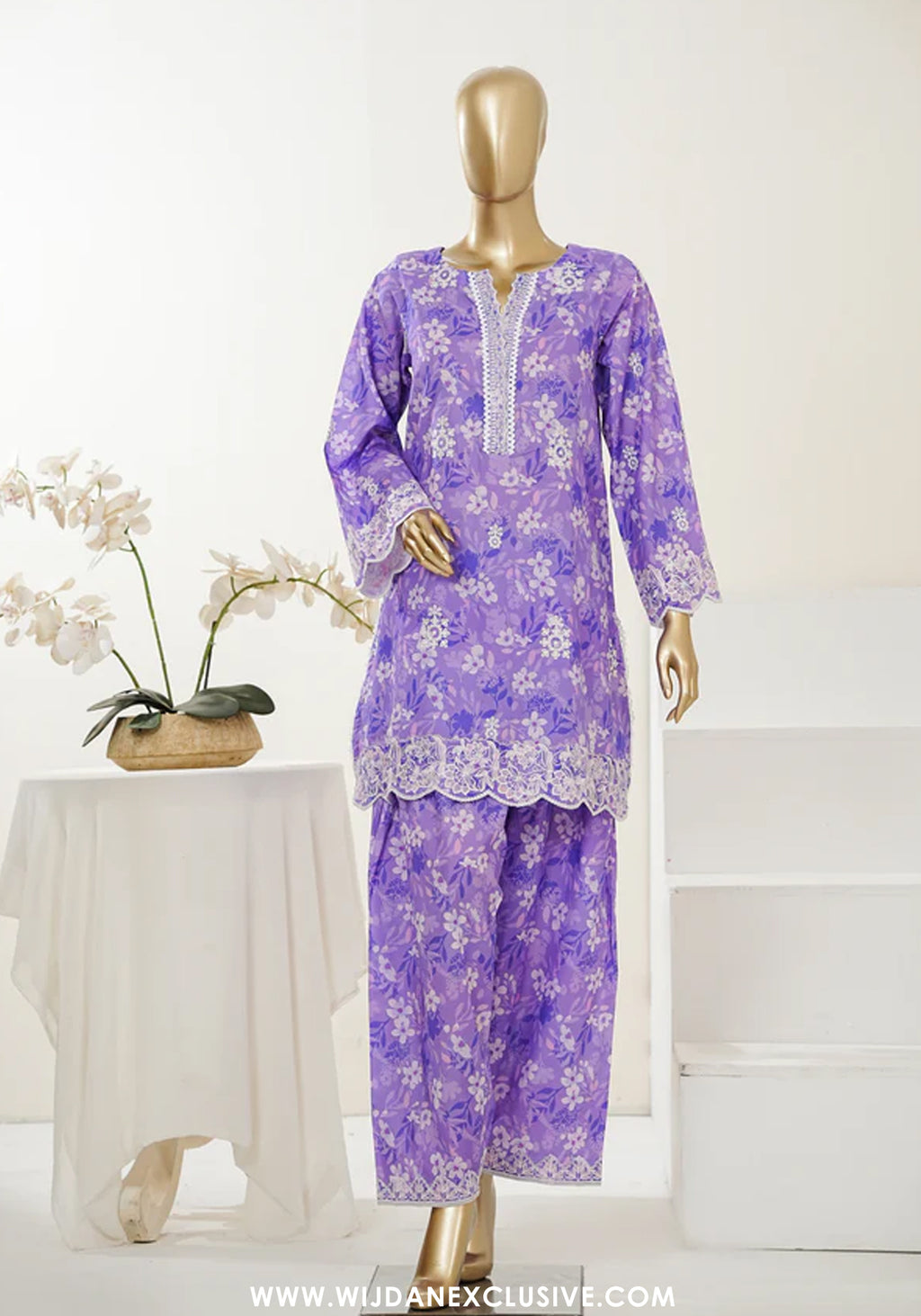Summer Essentials by Amna Khadija | Stitched Embroidered 2PC Co-Ords Collection - 2026 (D-08)