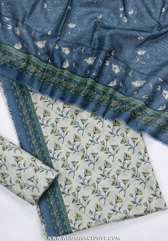 Bin Saeed Unstitched Printed Lawn Vol-I Collection - 2026 (BLUE)