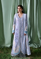 Afrozeh Unstitched Luxury Embroidered A-Lawn Edit'26 (CHLORIS)