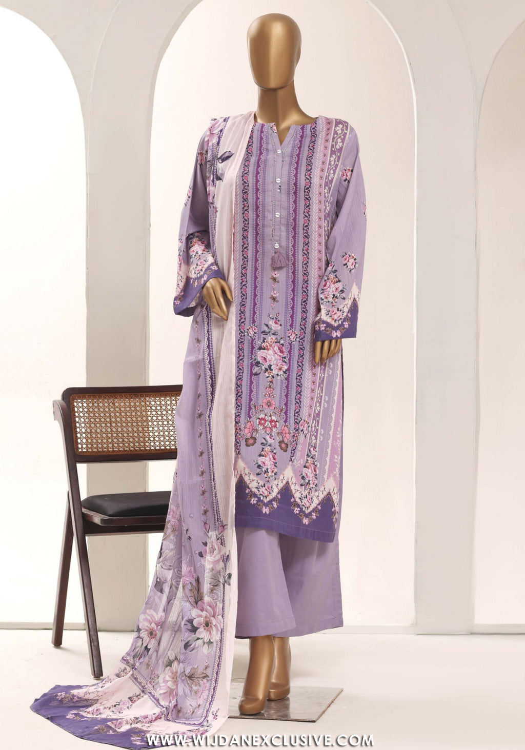 Sadabahar Stitched Printed Lawn Vol-12 Collection – 2026 (D-08)