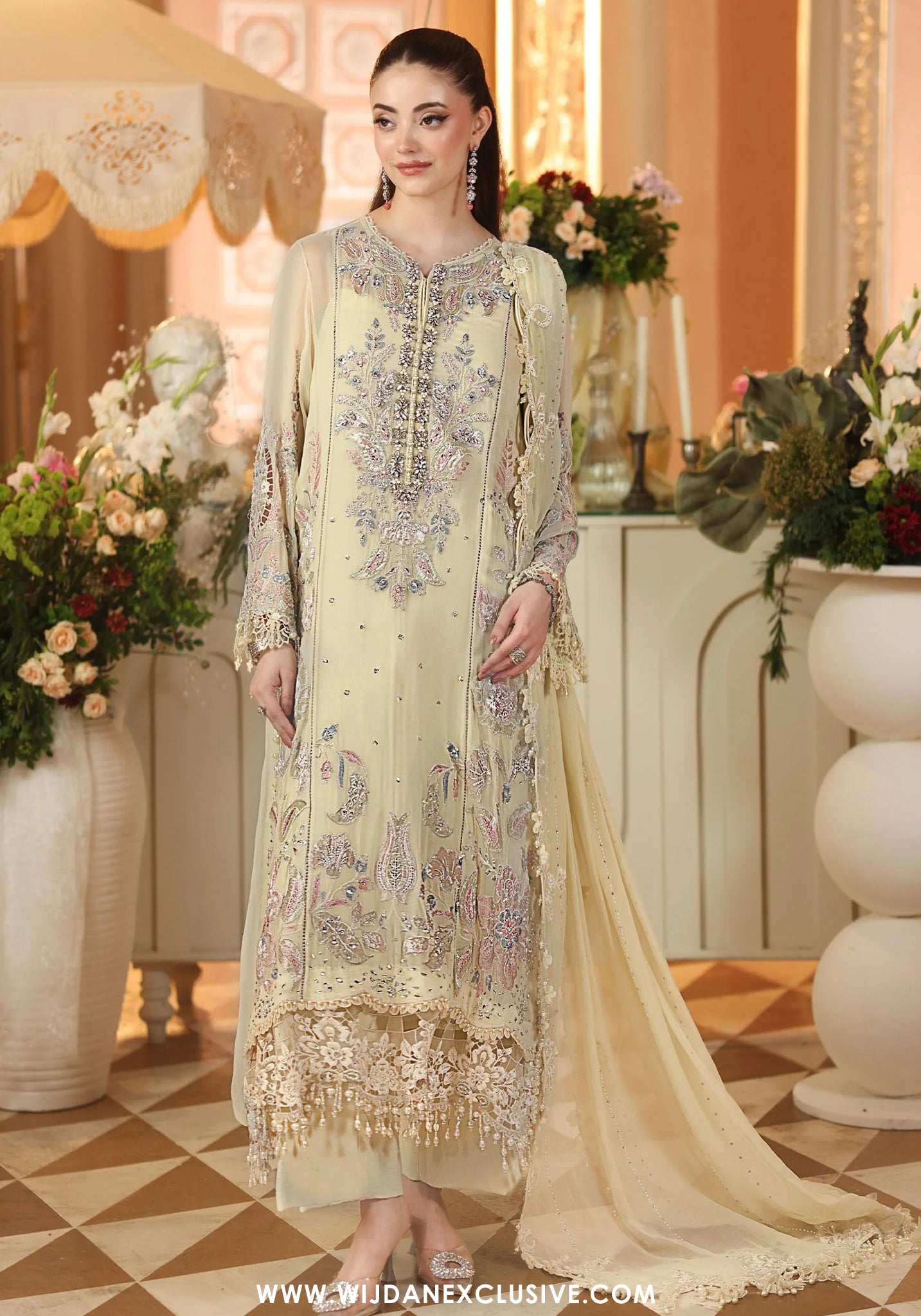 Royale Tea Affair by Maria.B | Unstitched Chiffon Formal Collection - 2026 (D-08)
