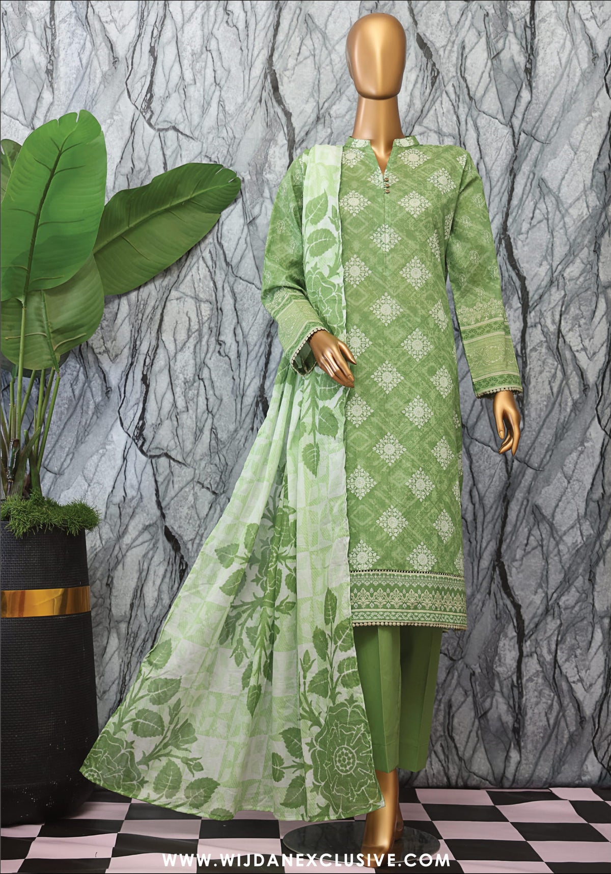 HZ Magic Unstitched Printed Lawn Collection - 2025 Vol-02 MPC-08