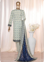 Rimjhim Printed Embroidered Lawn Collection by HZ Textiles D-08