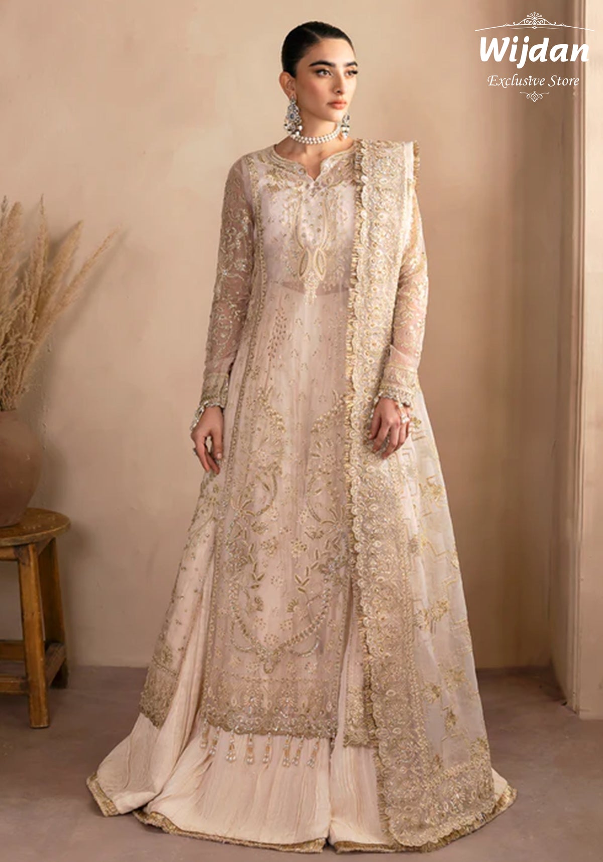 Clay & Coture Luxury Formals'25 by Emaan Adeel D-08 OPALINE