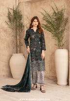 Merrachi by Tawakkal | Unstitched Embroidered Fancy Lawn Collection – 2026 (D-08)