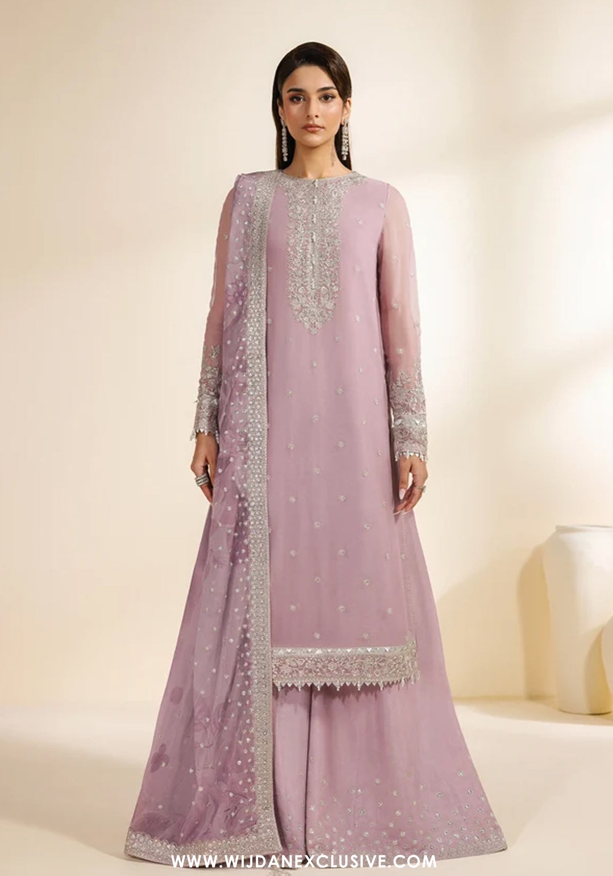Meraki by Zarif | Unstitched Embroidered Chiffon Formal Collection - 2026 (NAHLA)