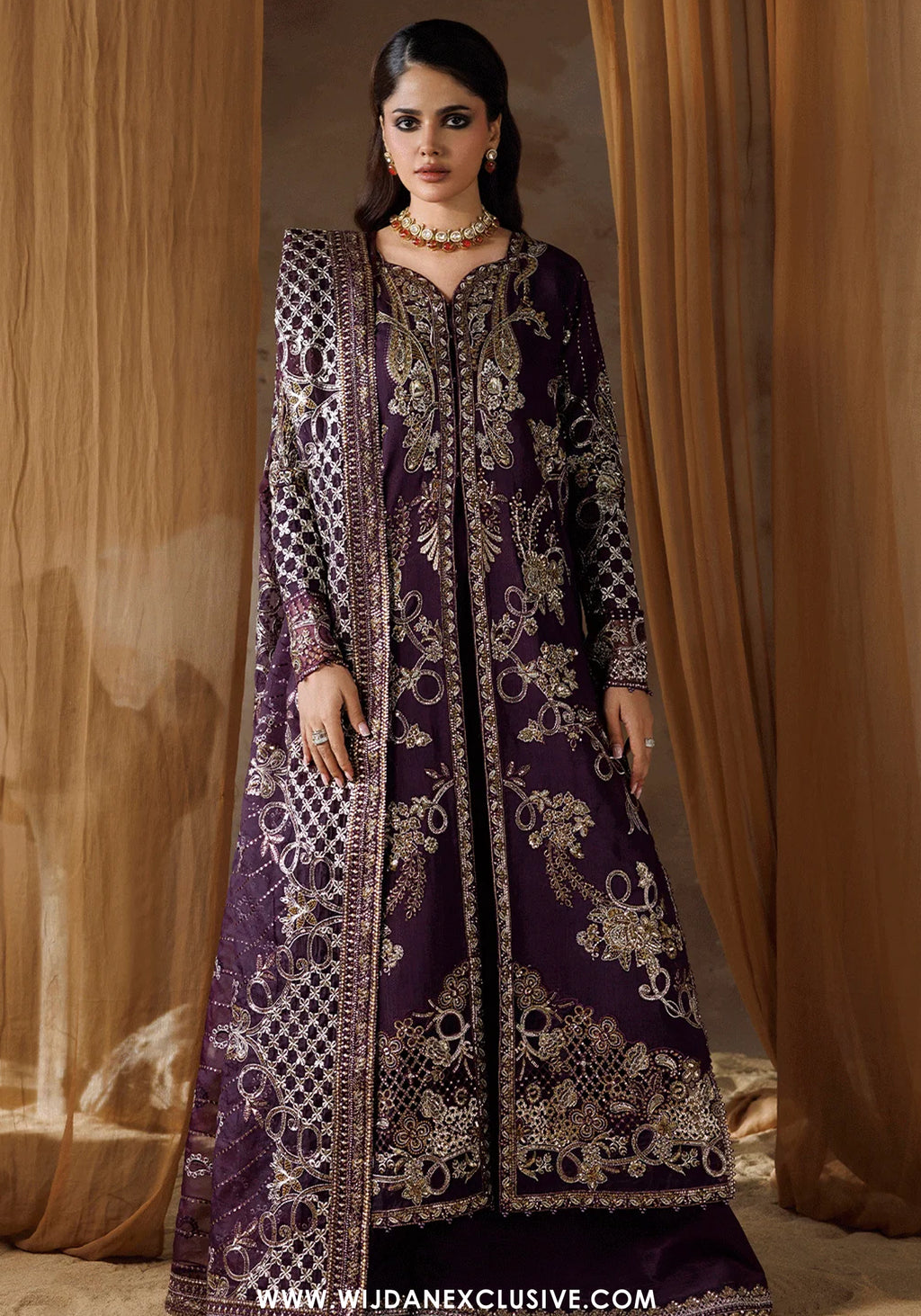 Shehnai by Ramsha | Unstitched Luxury Formal Raw Silk Collection'26 (SS-208)