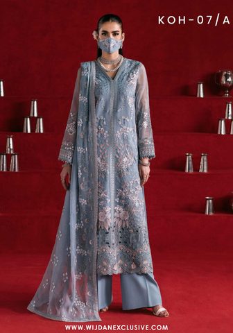 Flossie Kohinoor Unstitched Luxury Chiffon Collection - 2025 K-107