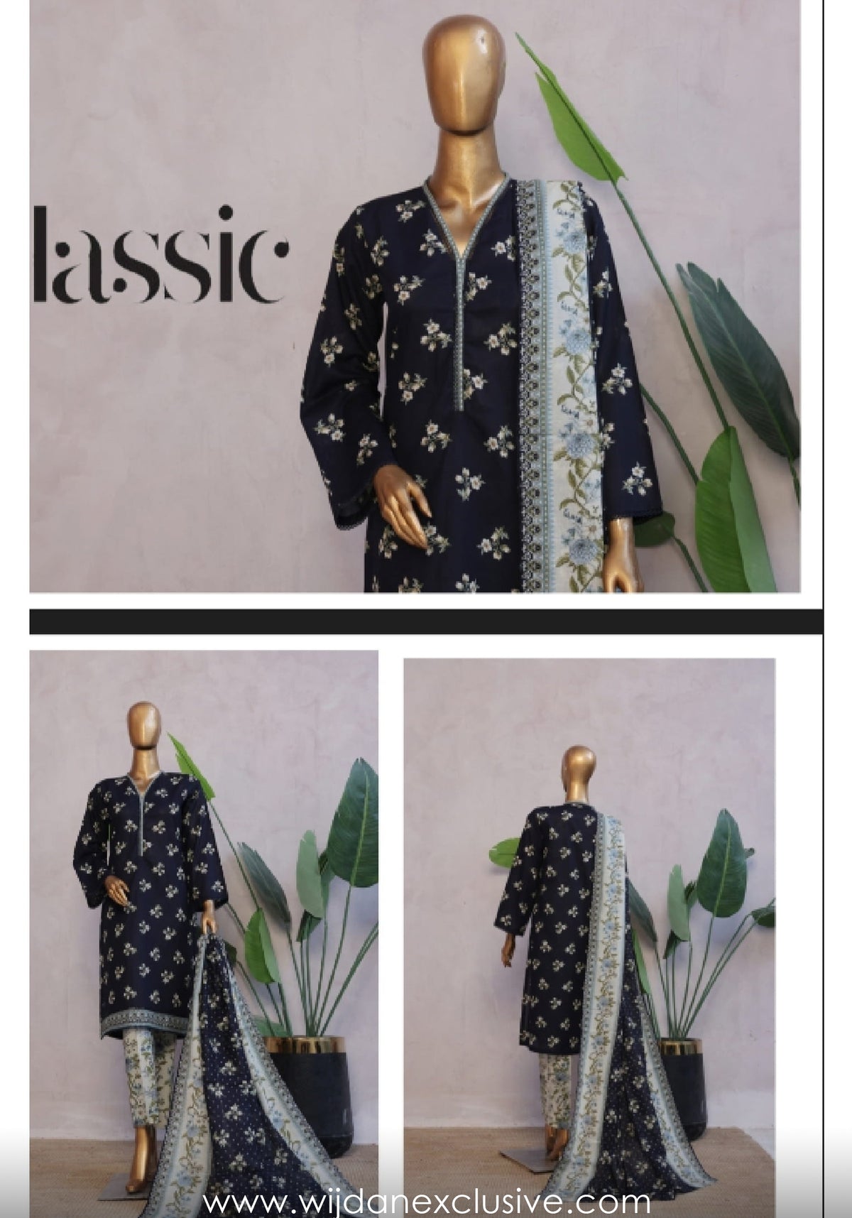 Bin Saeed Exclusive Printed 3PC Lawn Collection'25 Vol-09 D-08