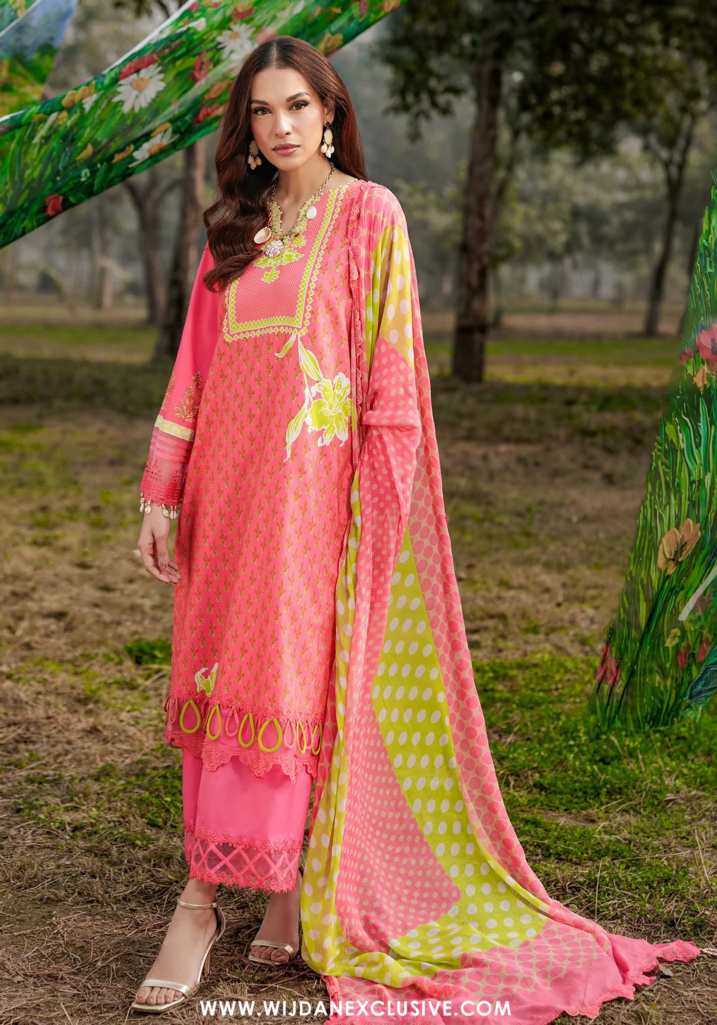 Combination by Charizma | Unstitched Embroidered Lawn Vol-II Collection - 2026 (CC6-18)