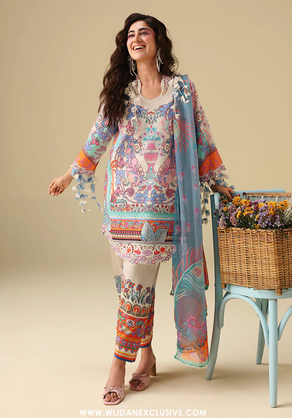 Soleil by Mushq | Unstitched Printed & Embroidered Lawn Collection - 2026 (EDEN WHISPER)