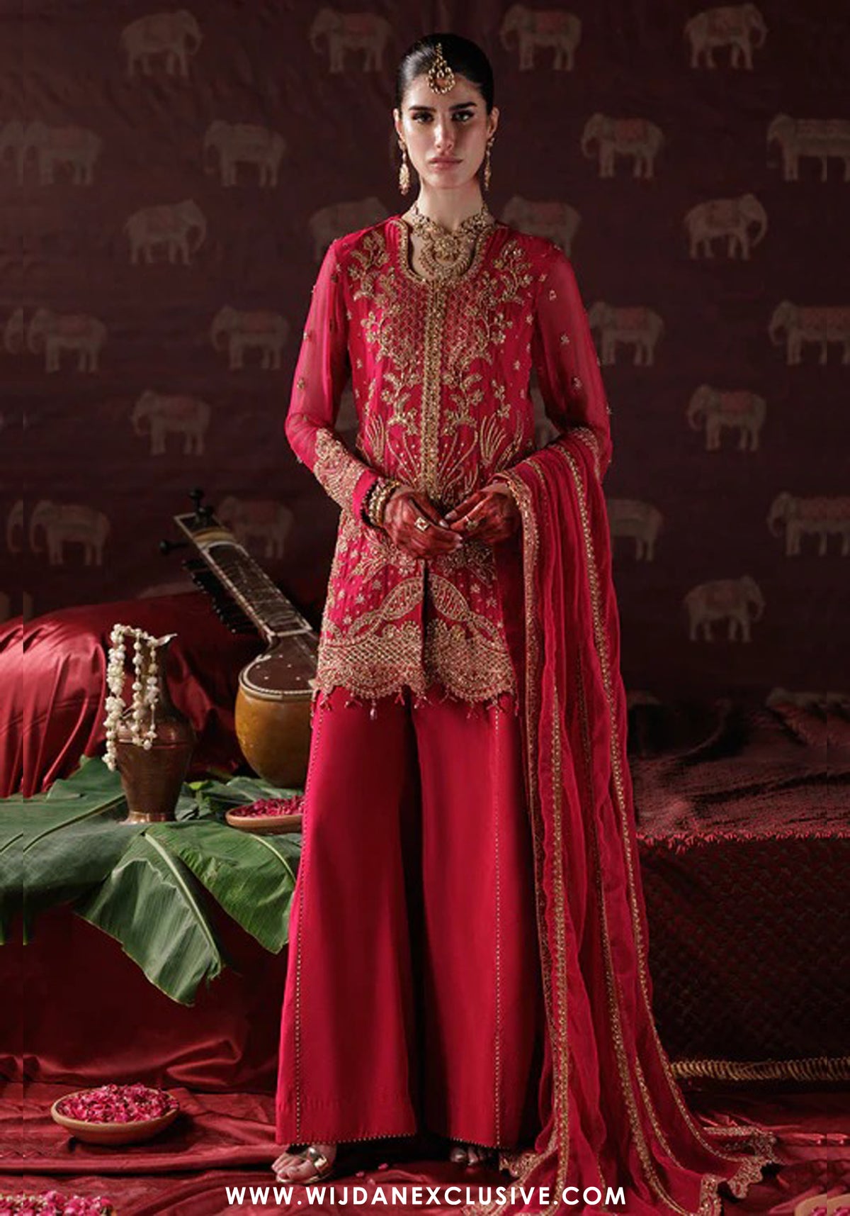 Panache Unstitched Luxury Chiffon Collection - 2025 by Saad Shaikh D-01