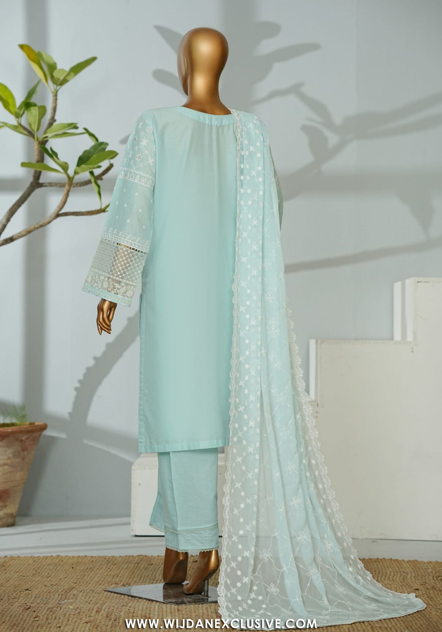 Bin Saeed Stitched Luxury Embroidered 3PC Collection - 2026 BSLE26-008