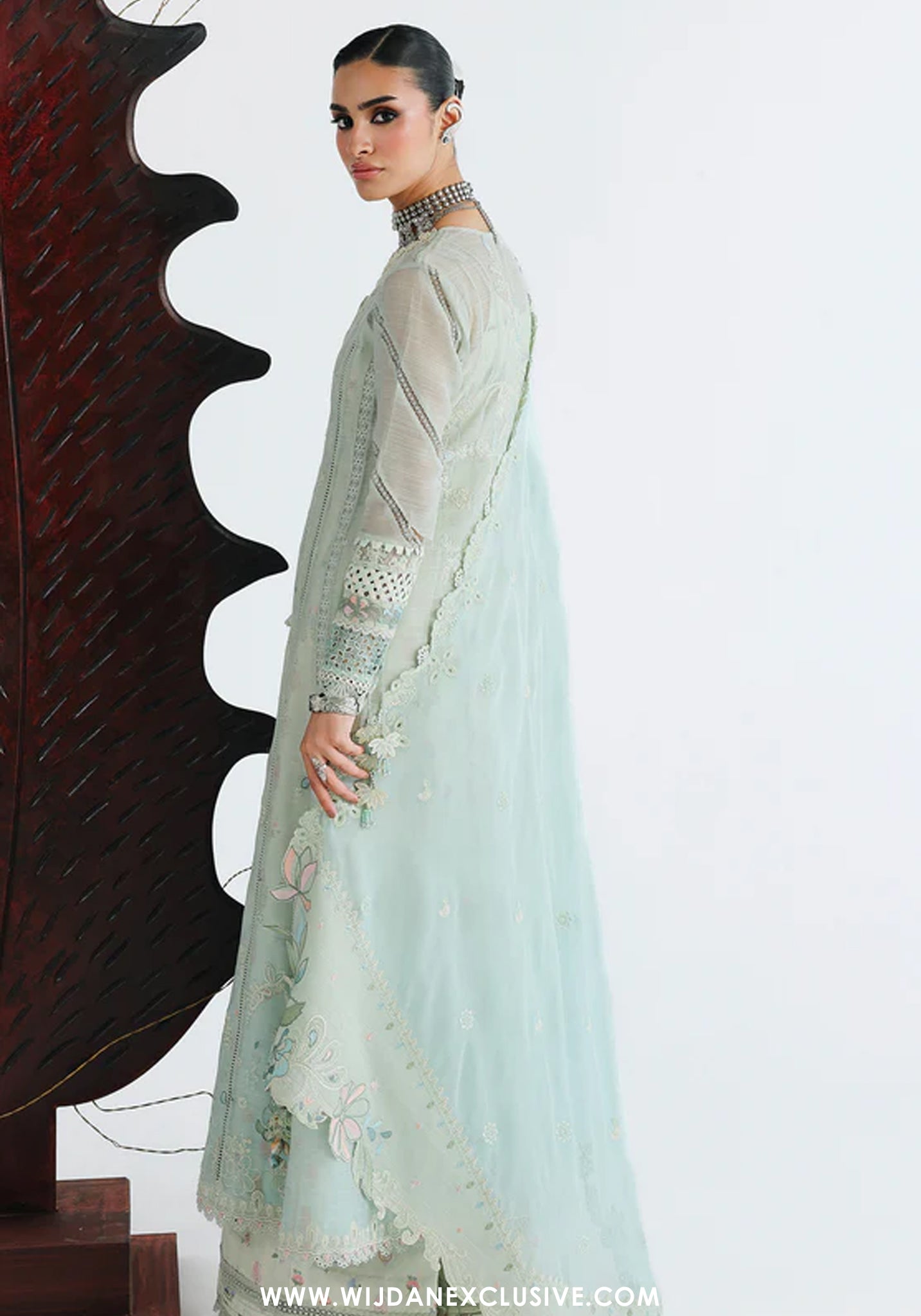 Qalamkar Unstitched Embroidered Festive Lawn Collection - 2026 (SABEL)