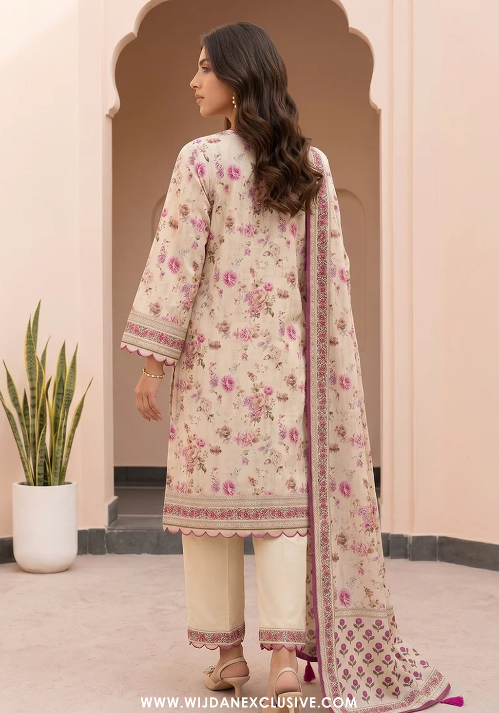 Zellbury Unstitched 3pc Digital Printed Lawn Collection - 2026 (WUS-8073)