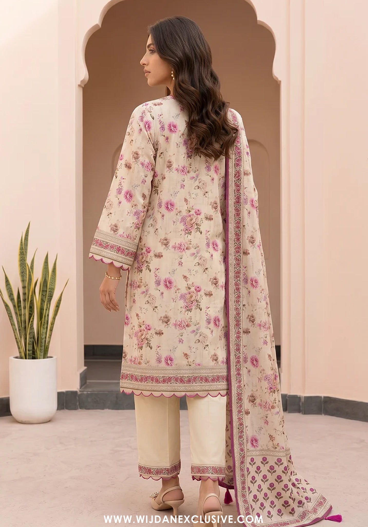 Zellbury Unstitched 3pc Digital Printed Lawn Collection - 2026 (WUS-8073)