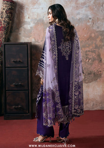 Ramsha Unstitched Luxury Velvet Embroidered Collection Vol - 07 (D-08)
