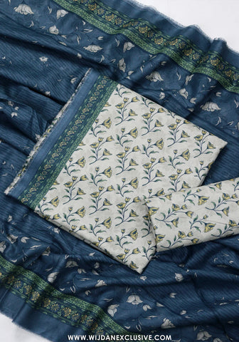 Bin Saeed Unstitched Printed Lawn Vol-I Collection - 2026 (BLUE)