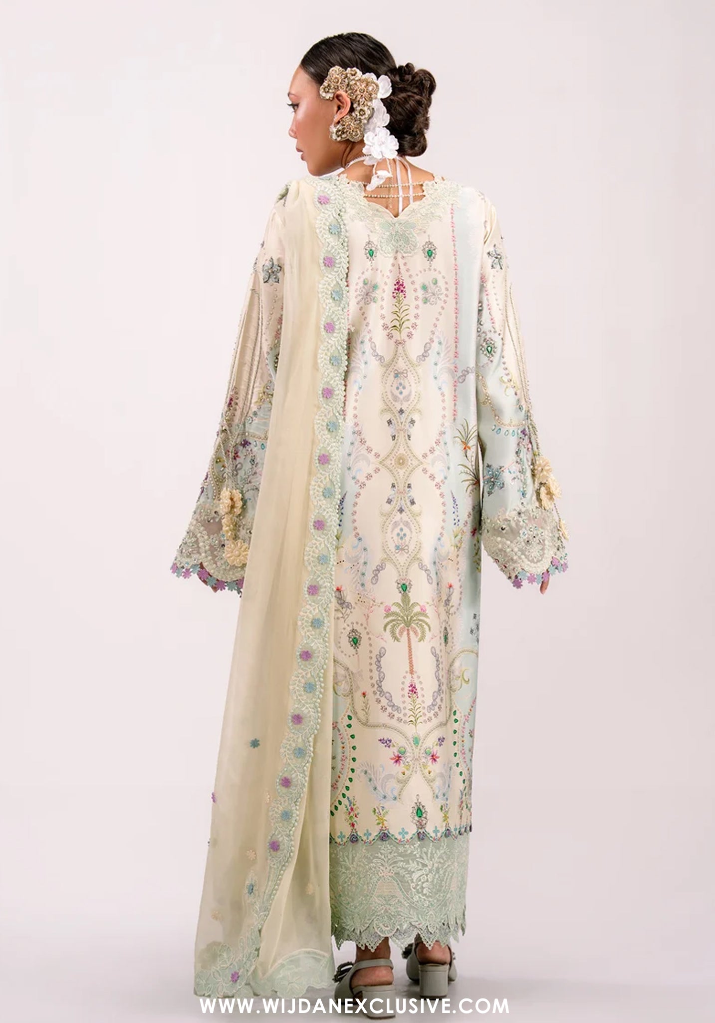 Luxe by Qalamkar | Unstitched Embroidered Silk Formal Collection - 2026 (AZURE)