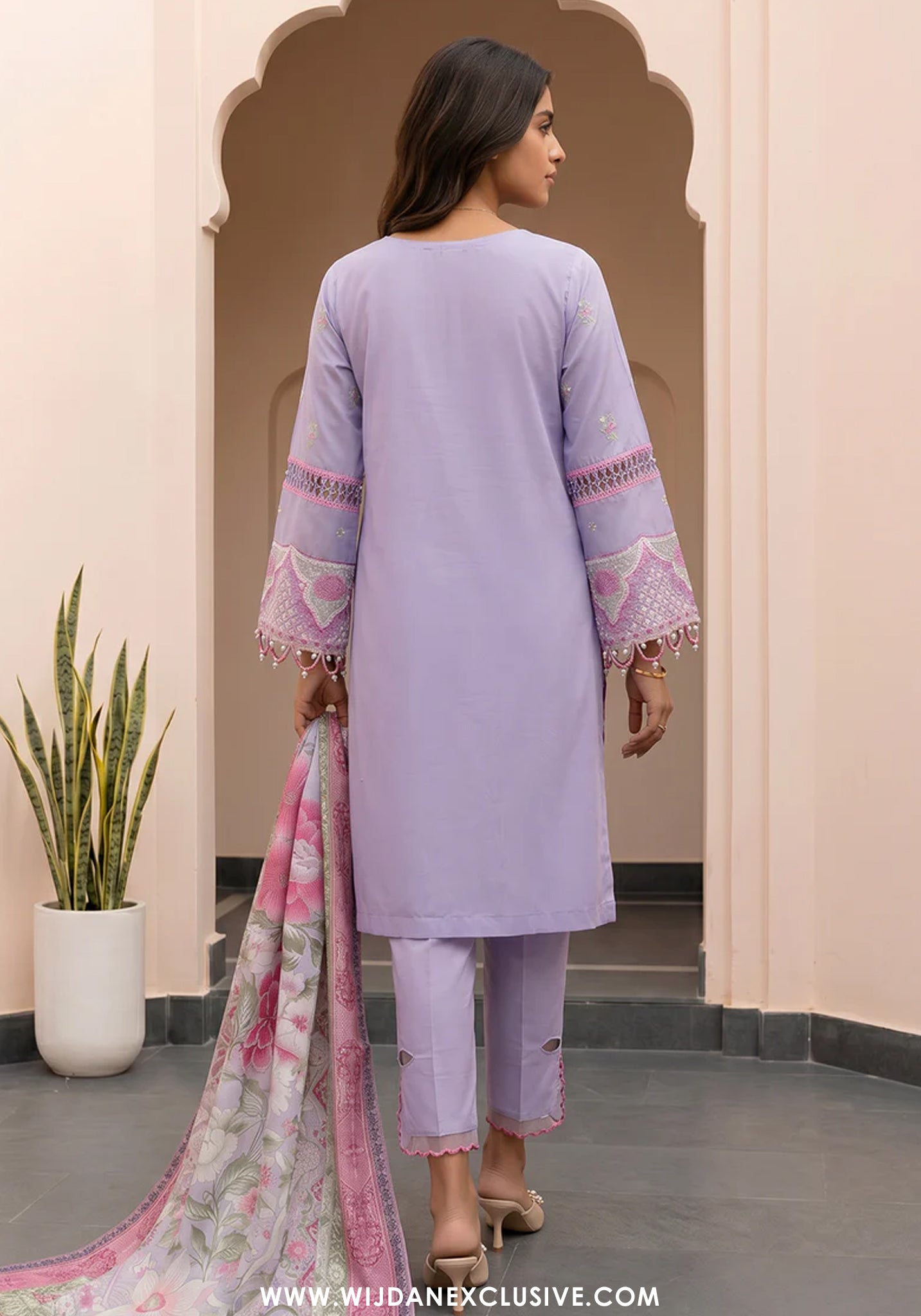 Zellbury Unstitched Signature Jacquard Embroidered Collection - 2026 (WUS-0614)