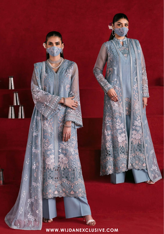 Flossie Kohinoor Unstitched Luxury Chiffon Collection - 2025 K-107