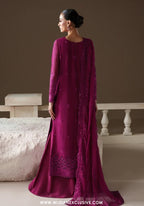 Modern Heirloom by Emaan Adeel | Unstitched Emb Chiffon Formal'26 (ROSE MEMOIR)