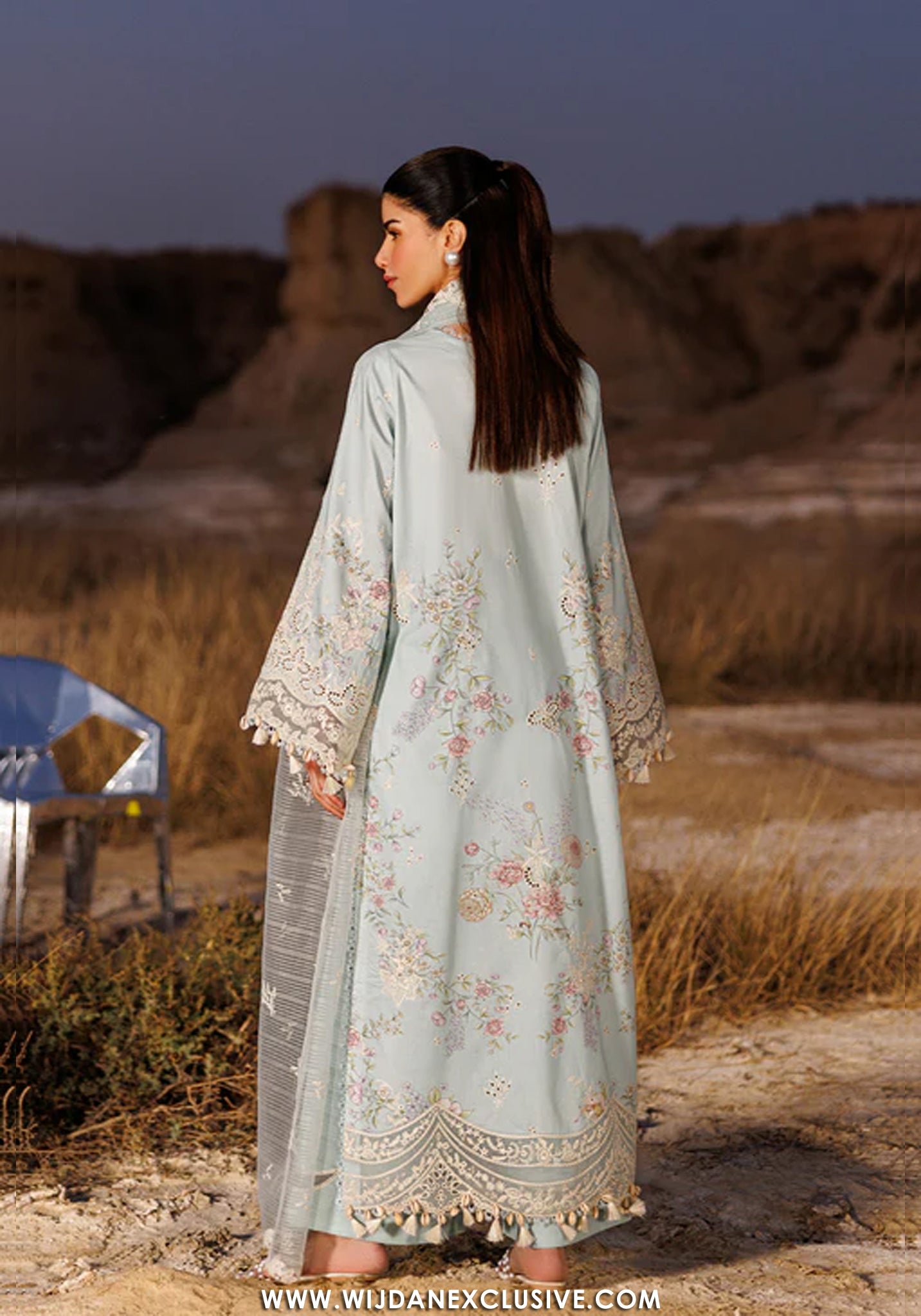 Sunlit Groove by Emaan Adeel | Unstitched Luxury Lawn Collection - 2026 (MORNING DEW)