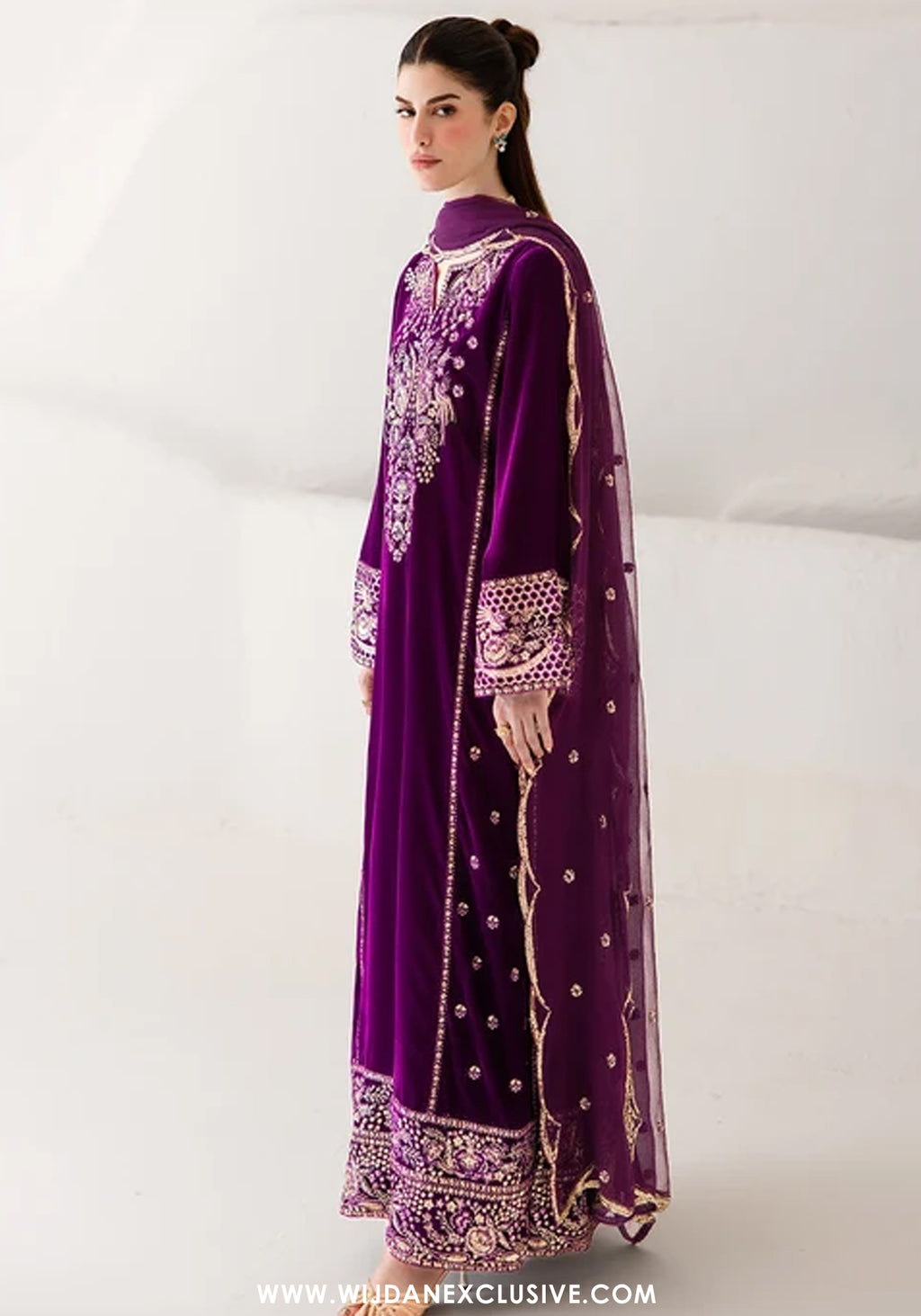The Velvet Affair by Emaan Adeel | Unstitched Formal Embroidered Collection'26 (MAELLE)