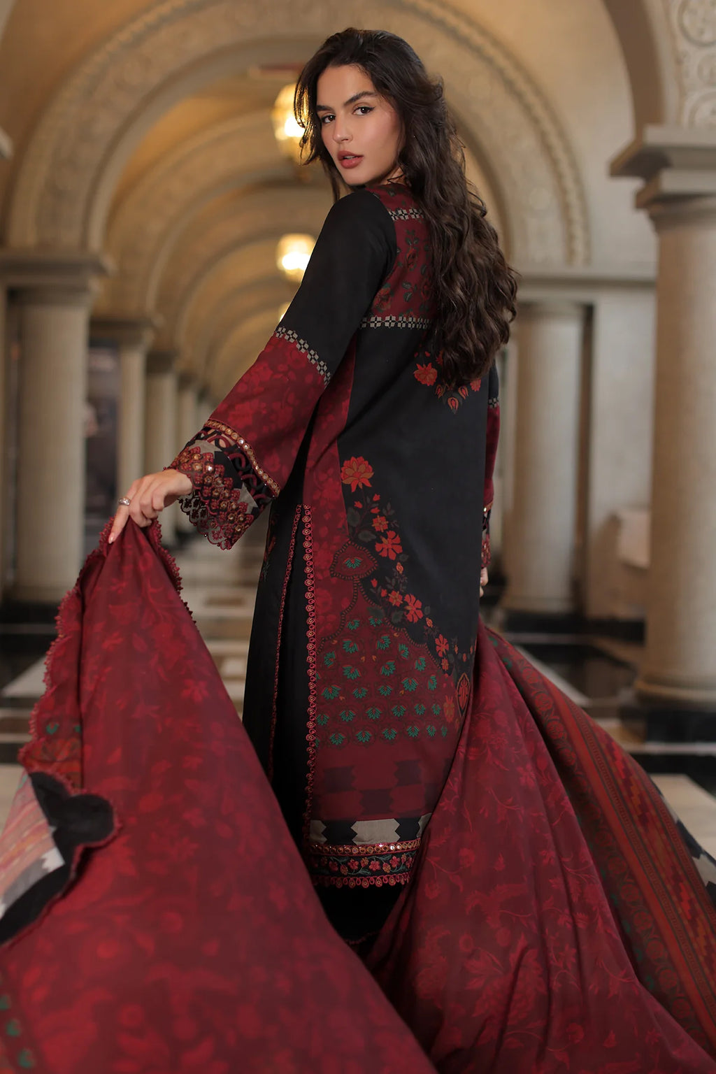 Aniiq by Charizma | Unstitched Embroidered Linen Vol-II Collection'26 (ANW7-18)