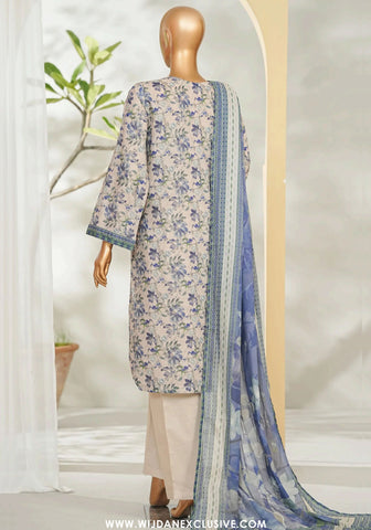Bin Saeed Stitched Exclusive Printed Lawn Vol-I Collection - 2026 BSE-02-SKIN