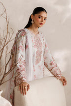 Iznik Unstitched Embroidered Festive Lawn Collection - 2026 (IBE-04)
