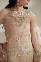 Vera Unstitched Embroidered Festive Formal Collection'26 (Blush Pink Shirt Set)