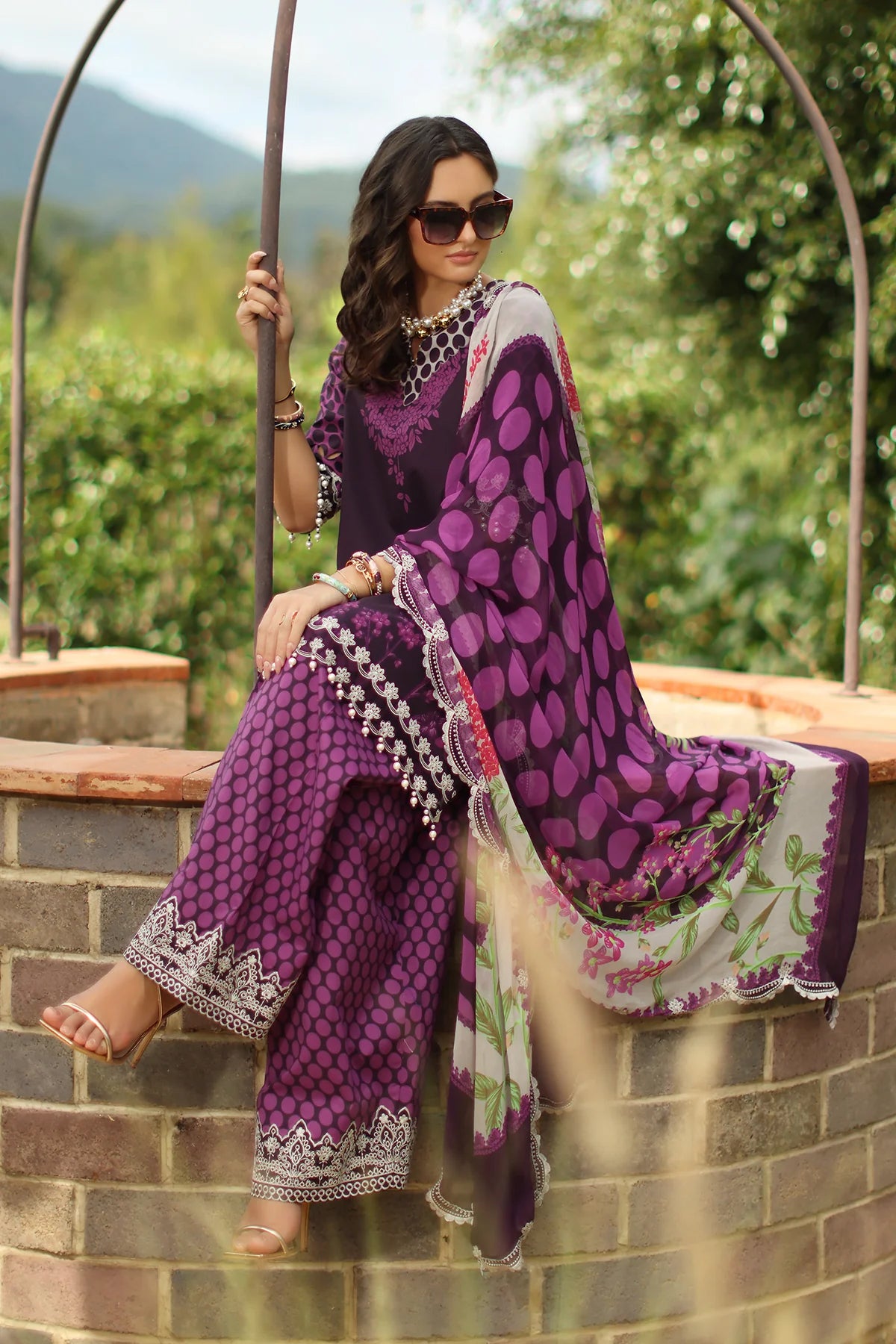 Combination by Charizma | Unstitched Embroidered Lawn Collection Vol - I (CC6-05)