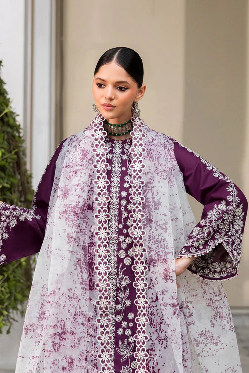 Zarif Unstitched  Embroidered Summer Lawn  Collection - 2026 (KOYA)