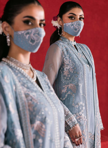 Flossie Kohinoor Unstitched Luxury Chiffon Collection - 2025 K-107