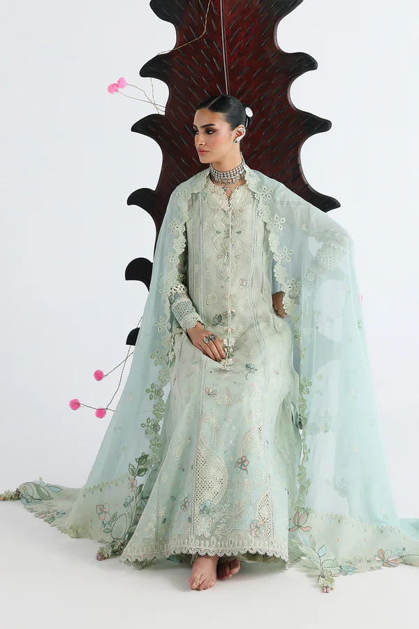 Qalamkar Unstitched Embroidered Festive Lawn Collection - 2026 (SABEL)