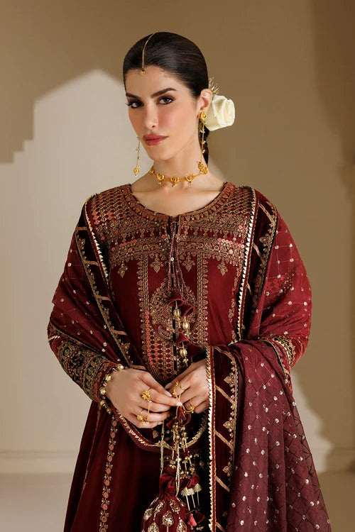 Chandni by Jazmin | Unstitched Embroidered Velvet Formal Collection - 2026 (D-10)