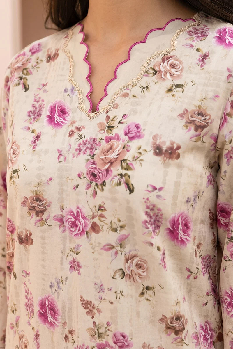 Zellbury Unstitched 3pc Digital Printed Lawn Collection - 2026 (WUS-8073)