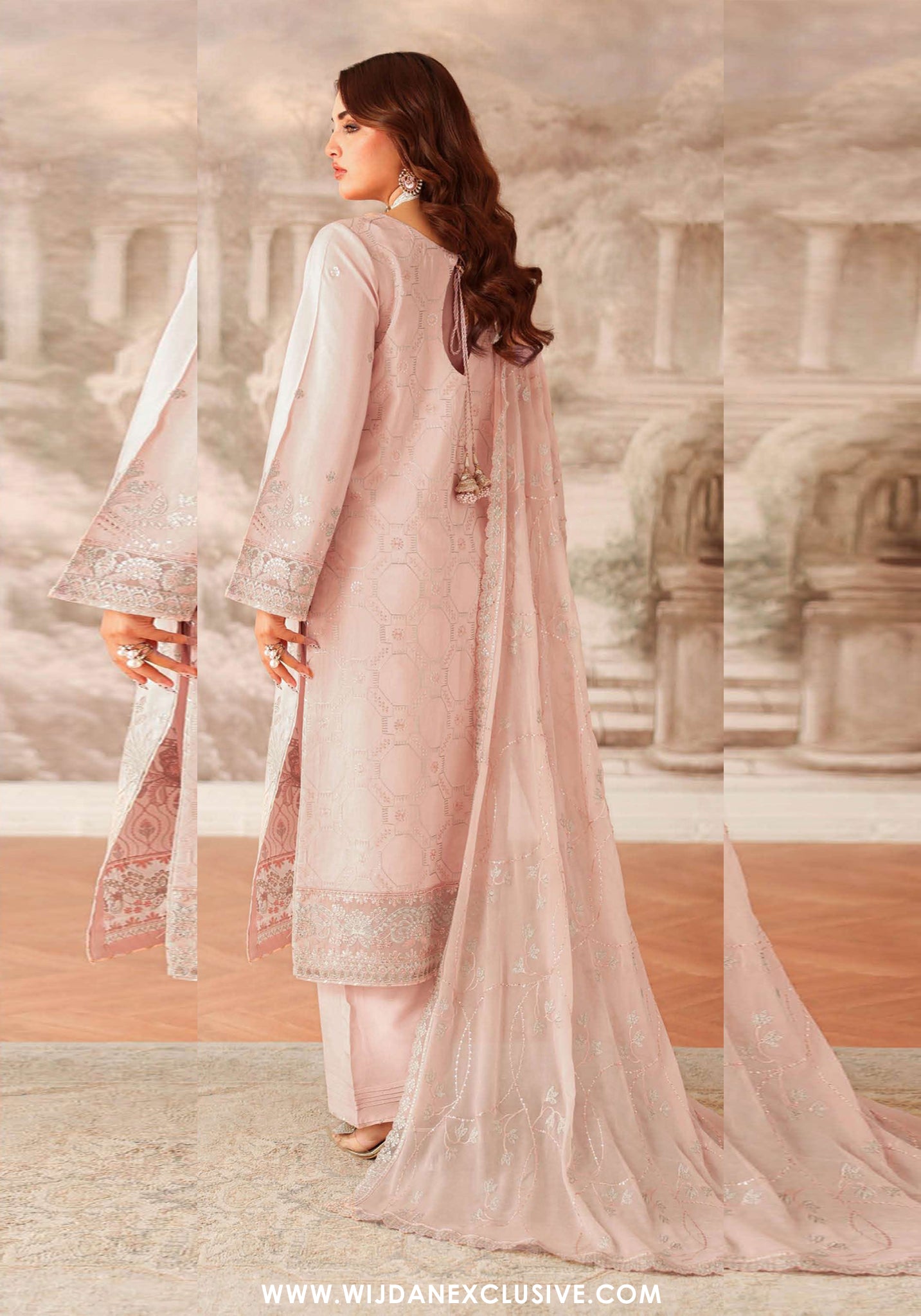 Aangan by Ramsha | Unstitched Rawsilk Vol-II Formal Collection - 2025 AA-202