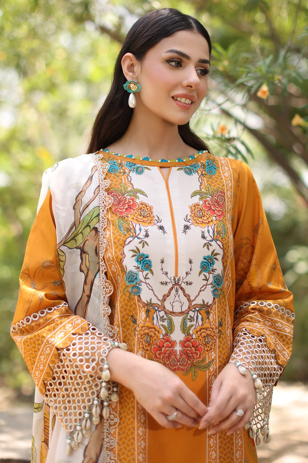 Infinity by Charizma | Unstitched Embroidered Lawn Collection - 2026 (IN6-09)