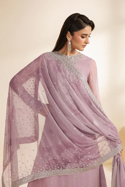 Meraki by Zarif | Unstitched Embroidered Chiffon Formal Collection - 2026 (NAHLA)